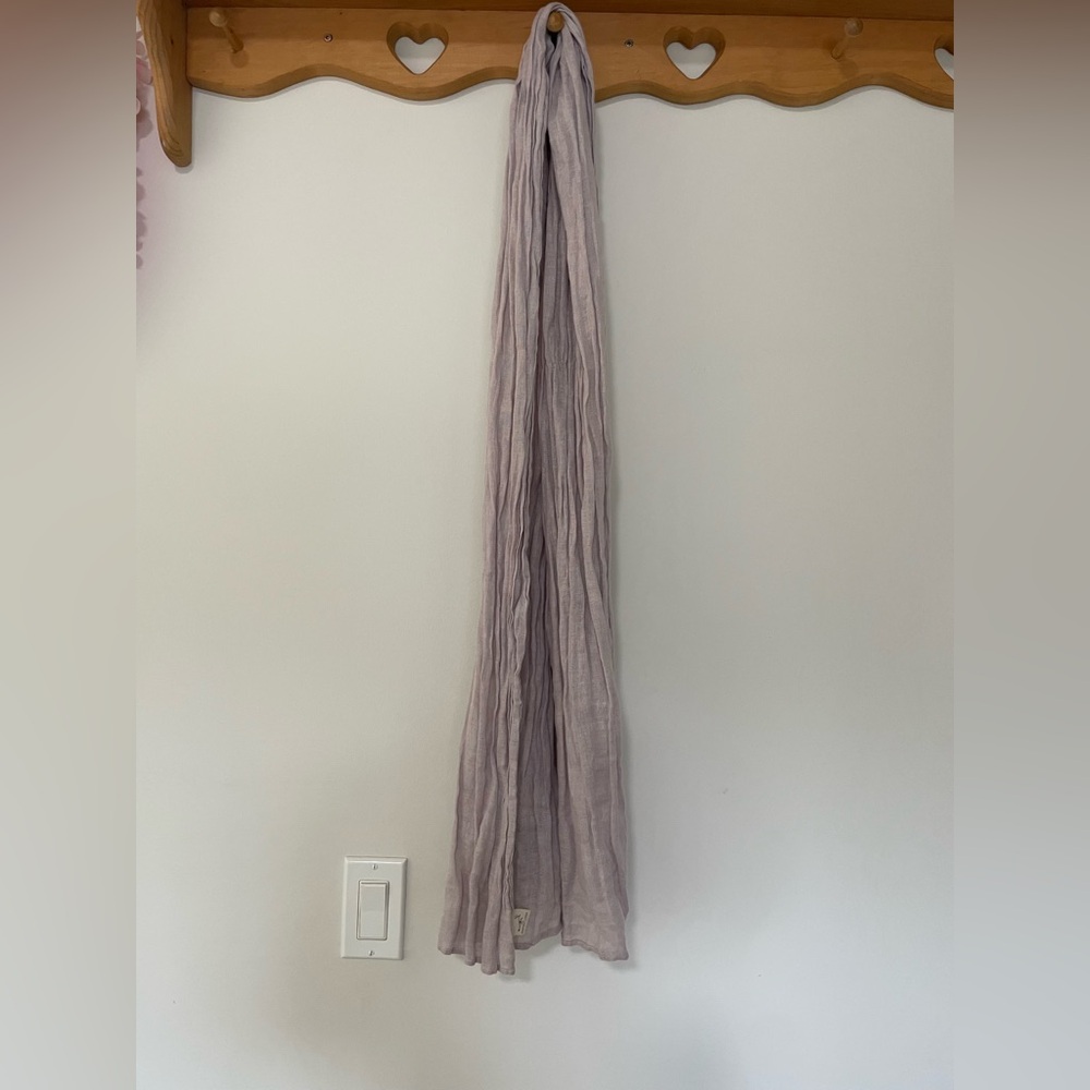 Not Perfect Linen Scarf in Rose